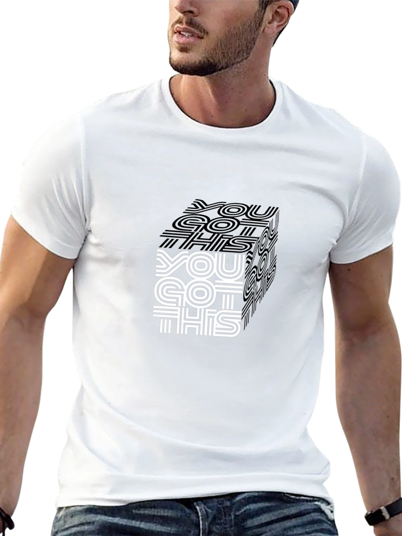 You Got This Graphic Tee - Stylish Black Shirt