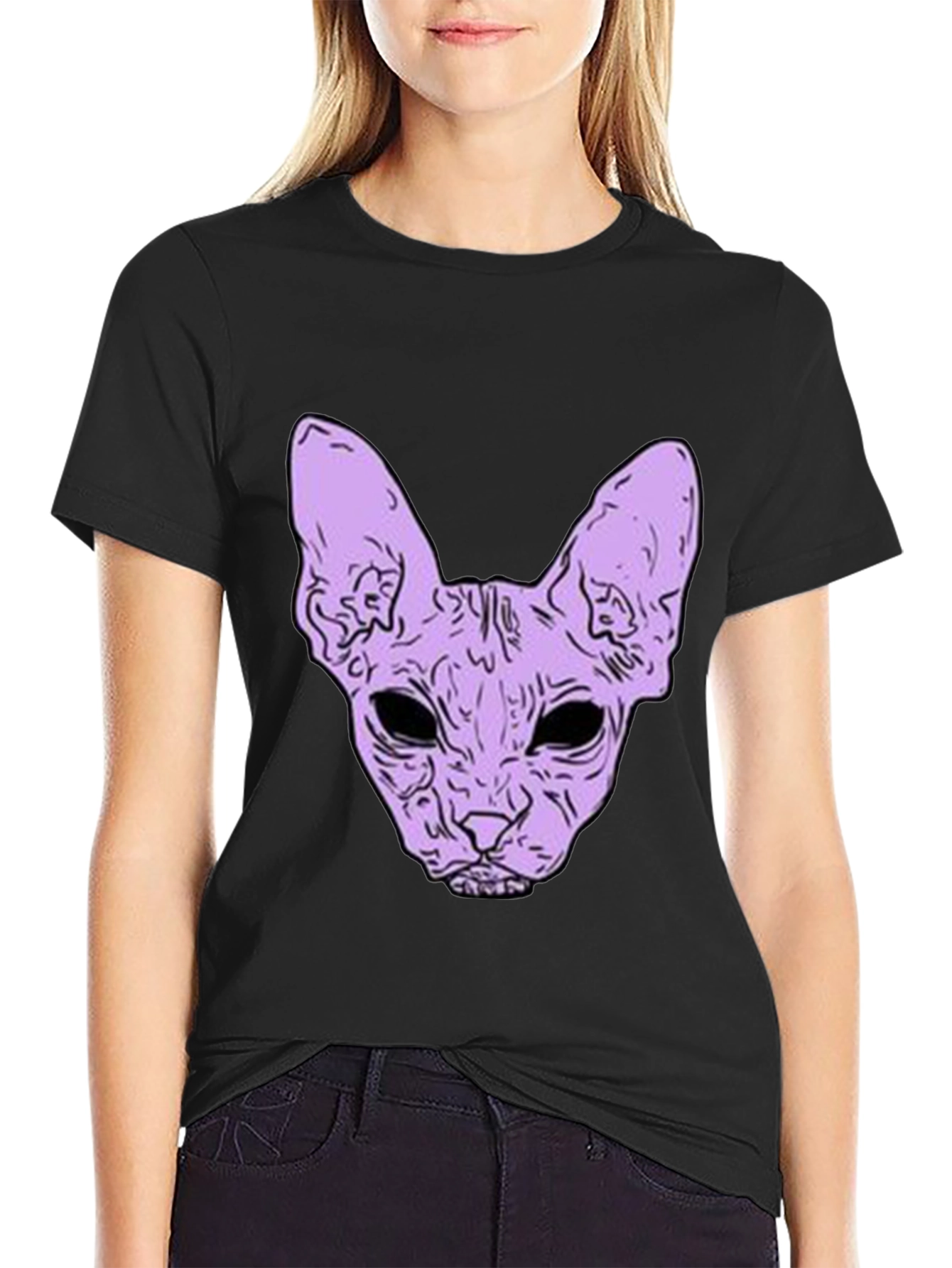 Sphynx Cat Graphic T-Shirt - Unique Design
