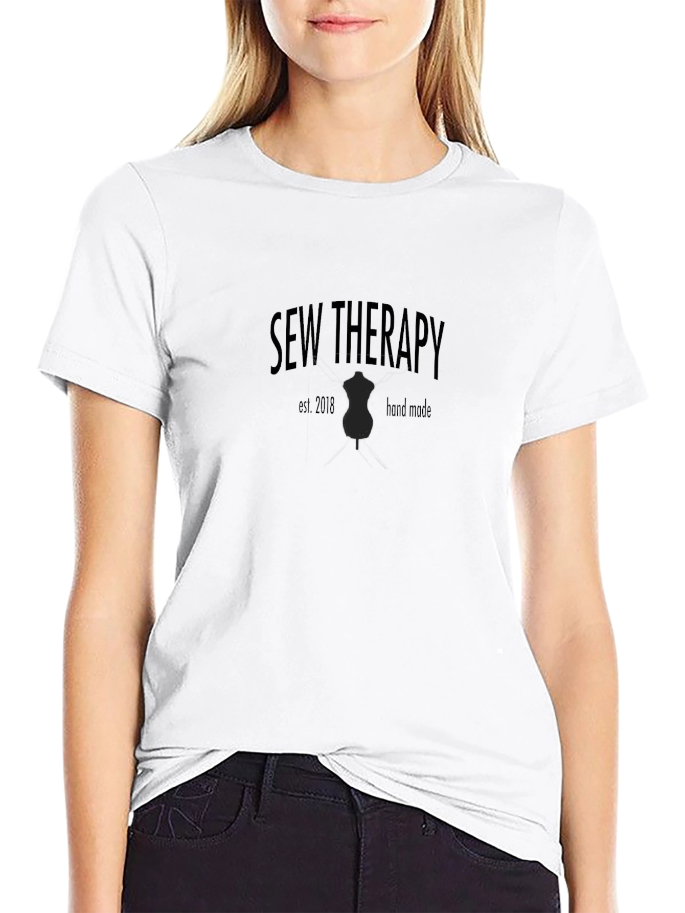 Sew Therapy T-Shirt - Handmade Sewing Lover Tee