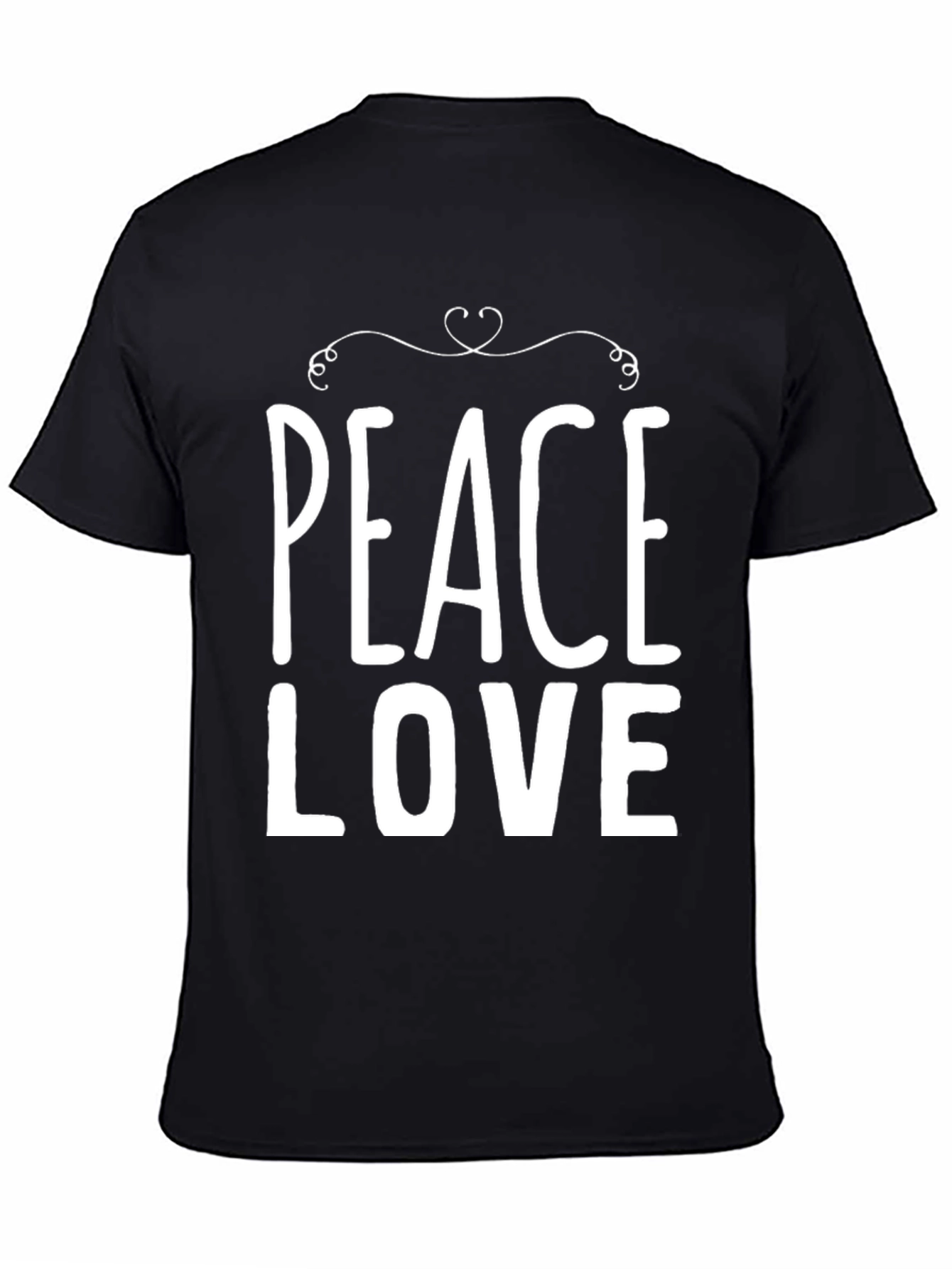 Peace Love T-Shirt - Stylish Graphic Tee