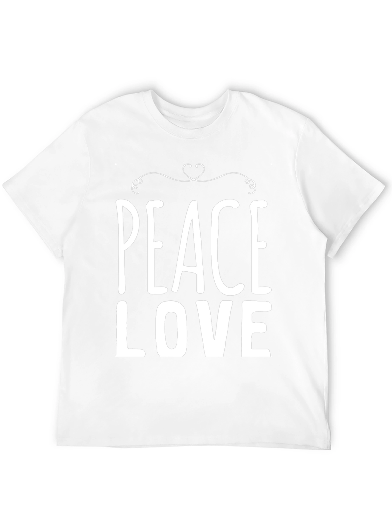 Peace Love T-Shirt - Stylish Graphic Tee