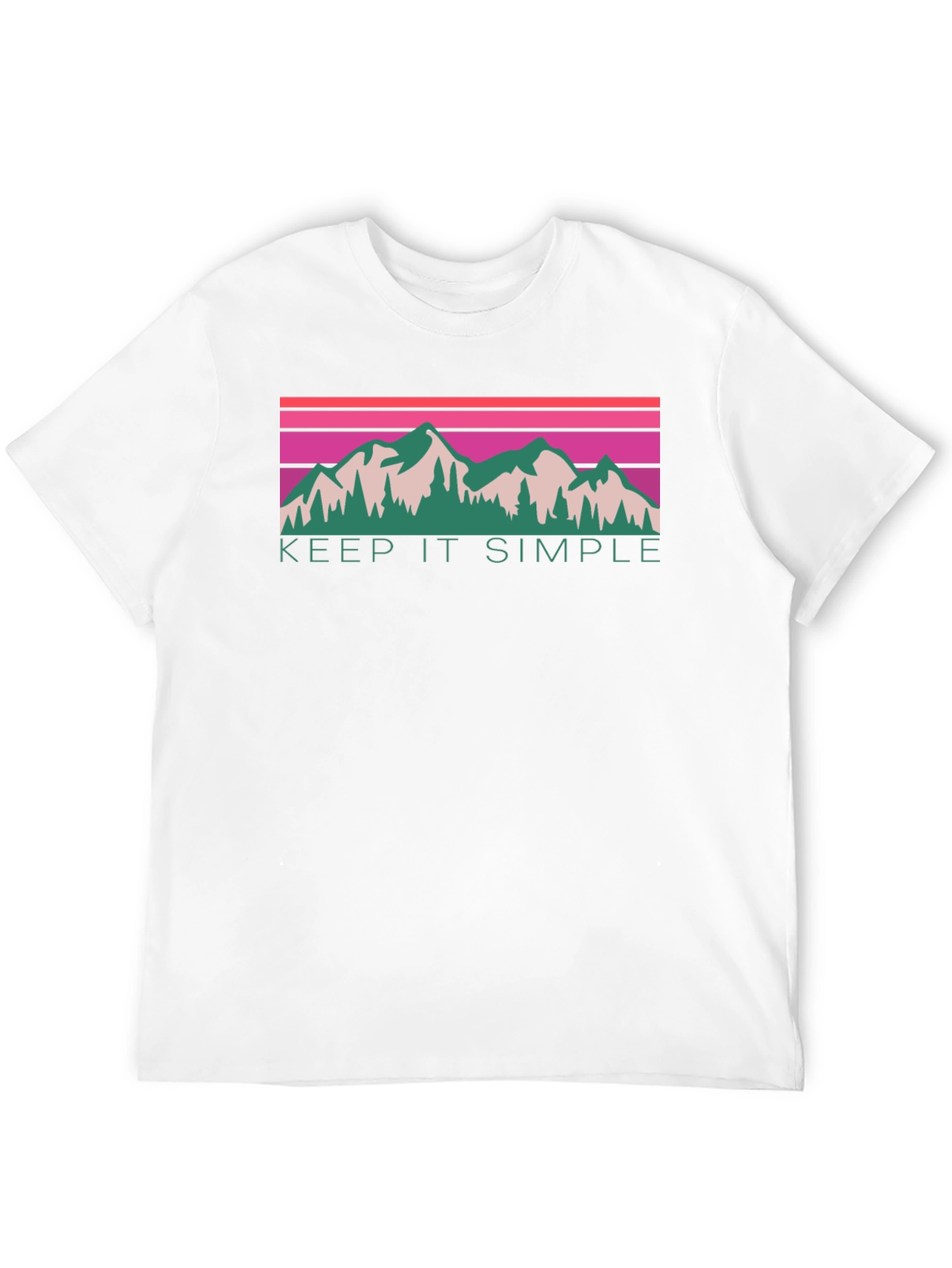 Keep It Simple Mountain Graphic Tee