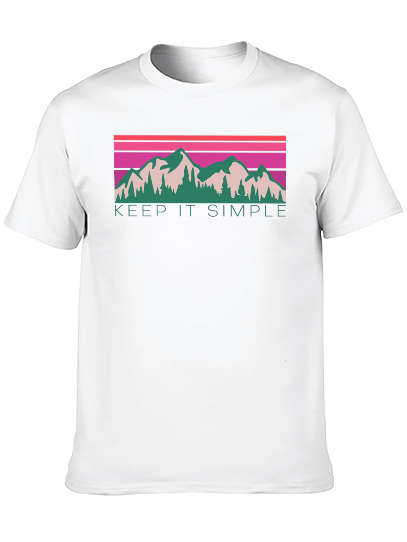 Keep It Simple Mountain Graphic Tee