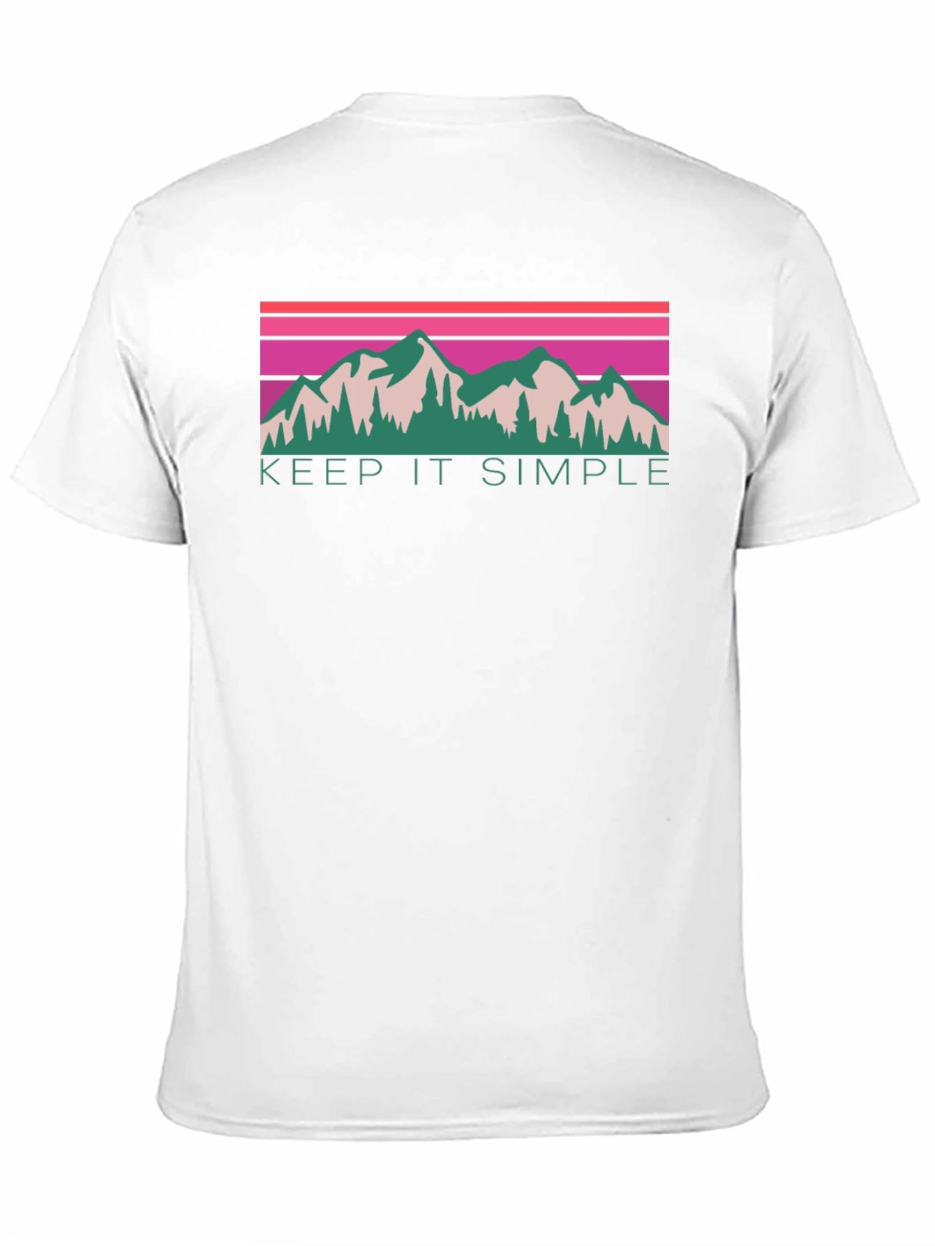 Keep It Simple Mountain Graphic Tee