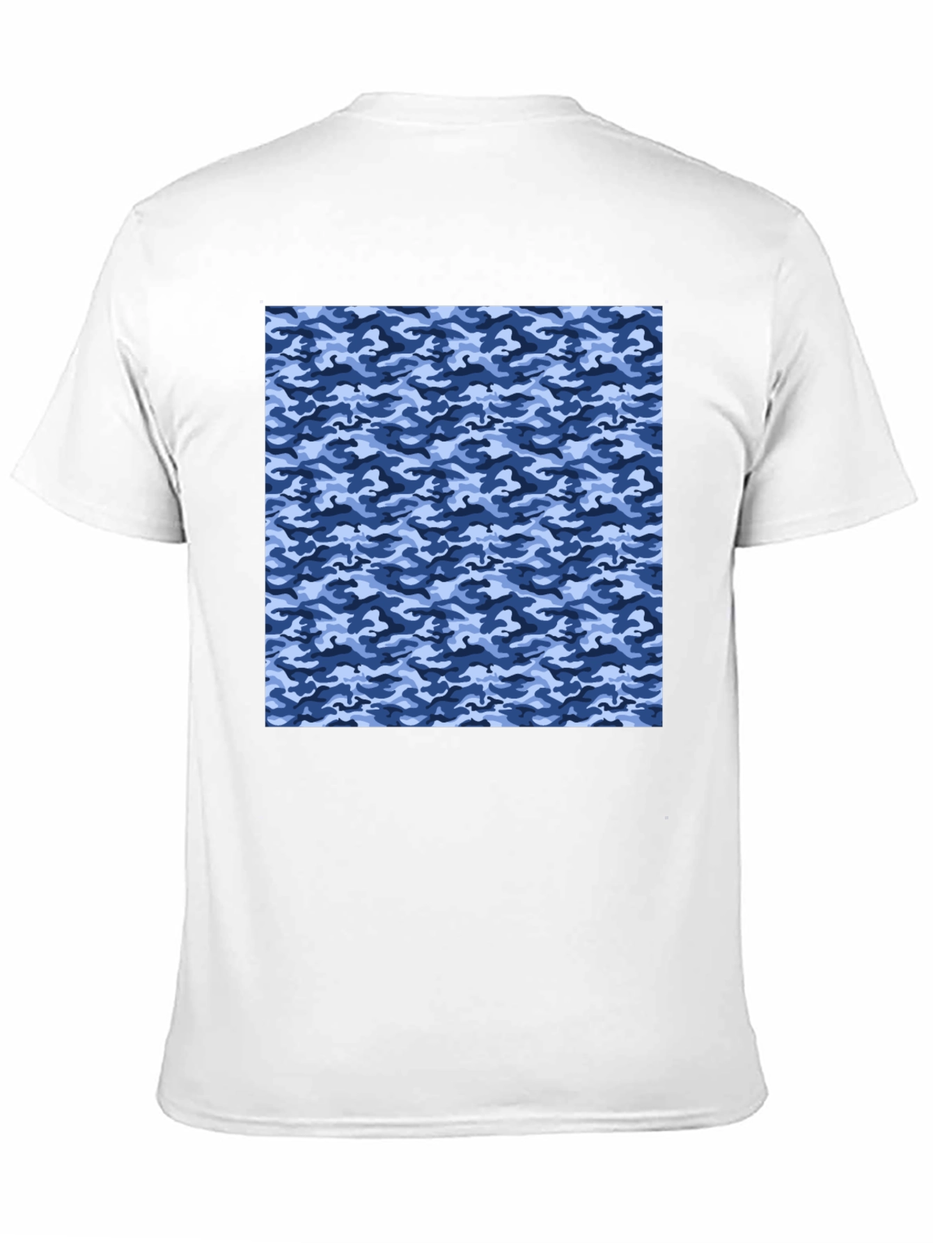 Cool Blue Camo T-Shirt - Modern Style