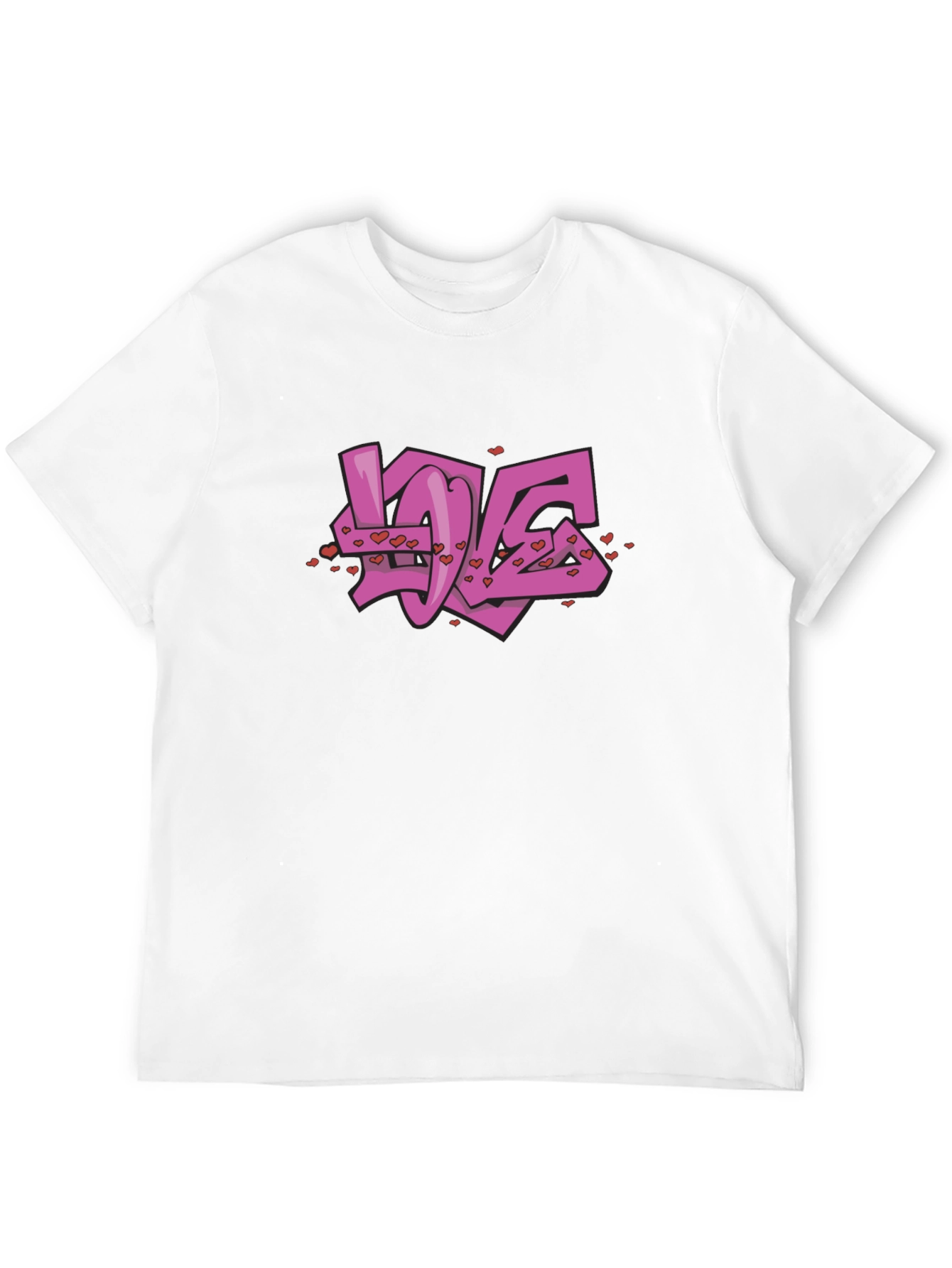 Love Graffiti Graphic T-Shirt - Soft Cotton Blend