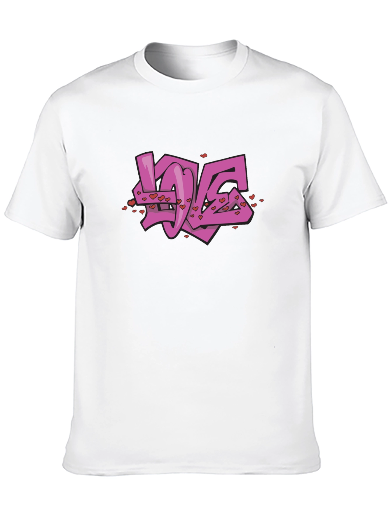Love Graffiti Graphic T-Shirt - Soft Cotton Blend
