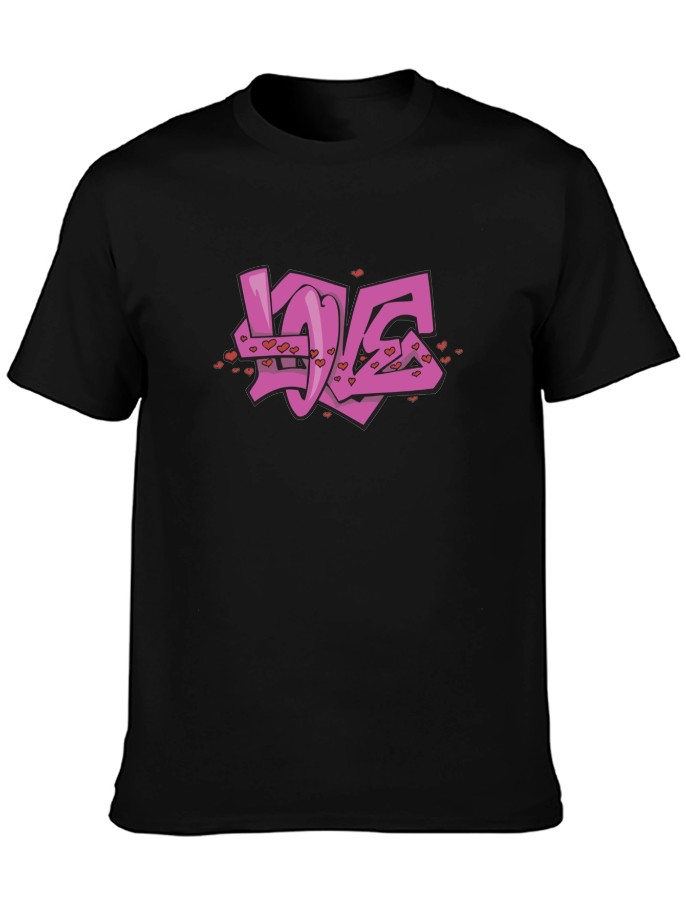 Love Graffiti Graphic T-Shirt - Soft Cotton Blend