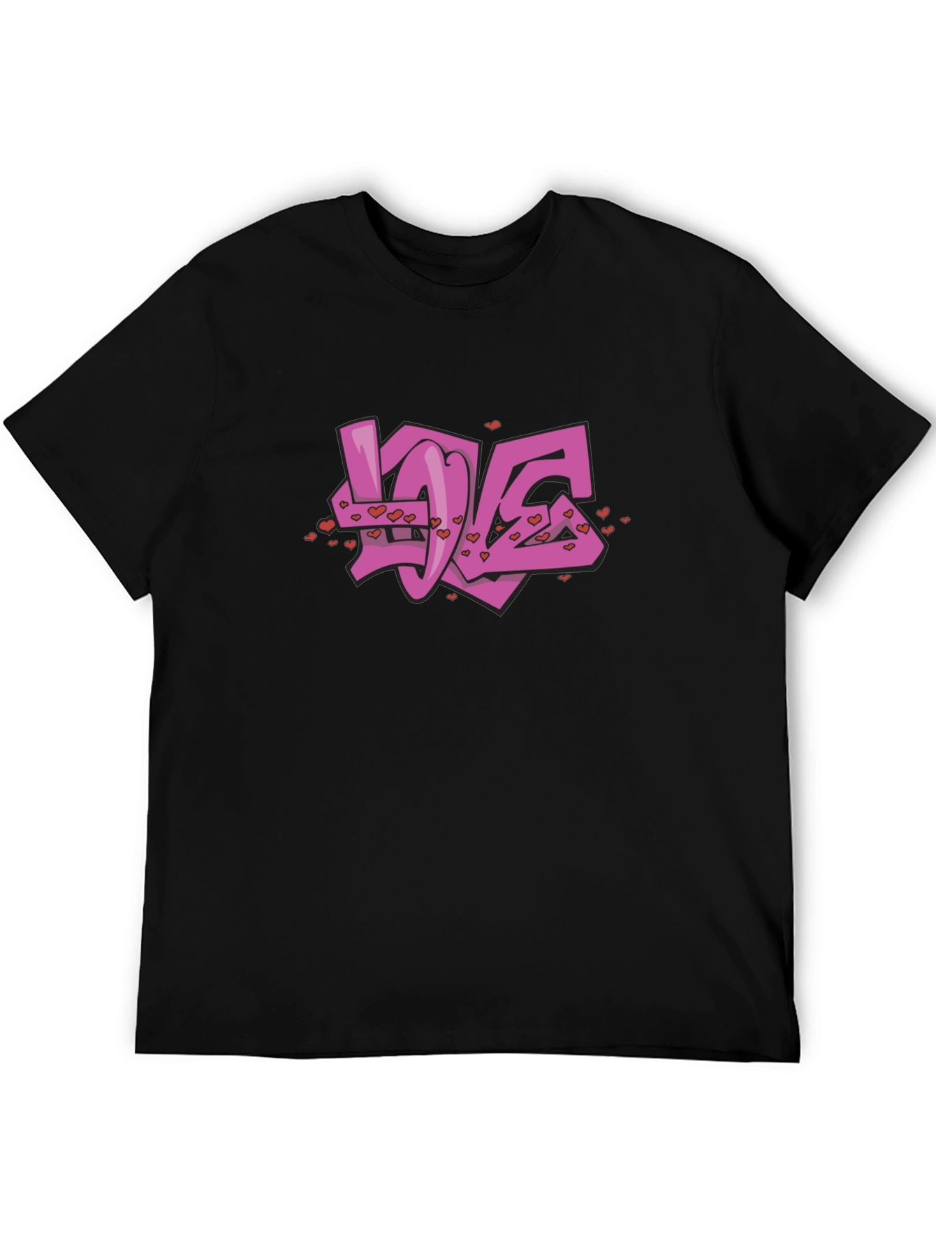 Love Graffiti Graphic T-Shirt - Soft Cotton Blend