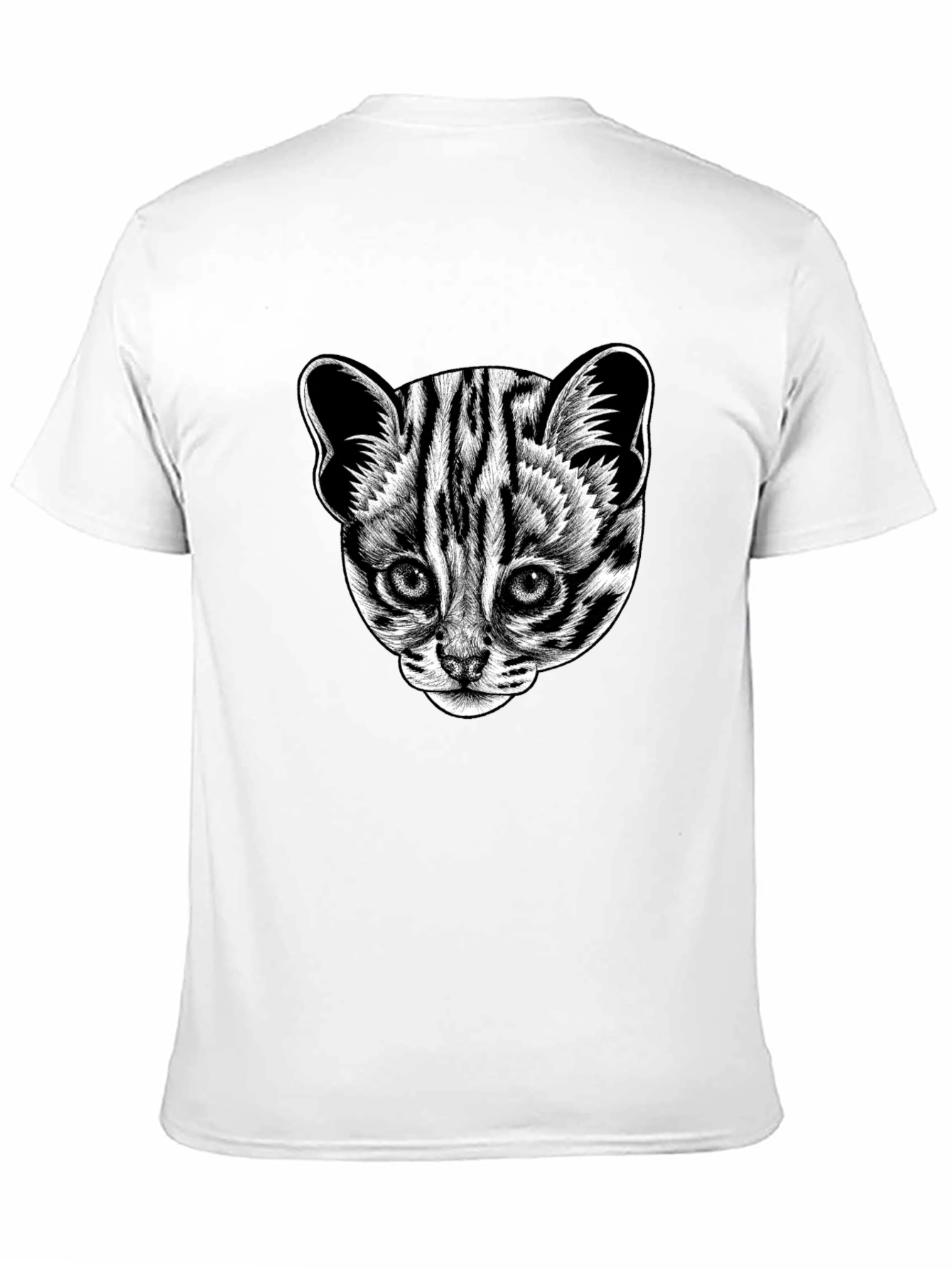 Leopard Cat Graphic Tee - Cool Animal Print T-Shirt