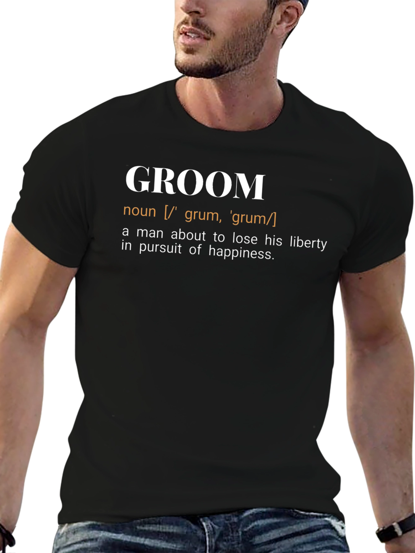 Groom Definition T-Shirt - Funny Wedding Gift