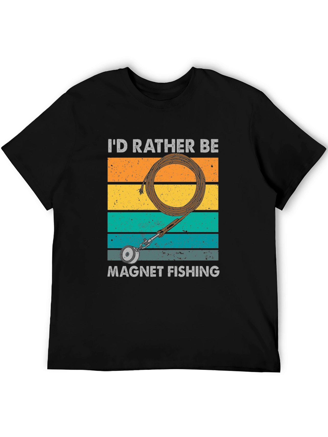 Magnet Fishing T-Shirt - Retro Design