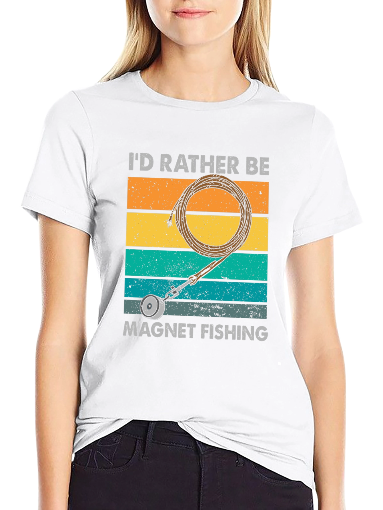 Magnet Fishing T-Shirt - Retro Design