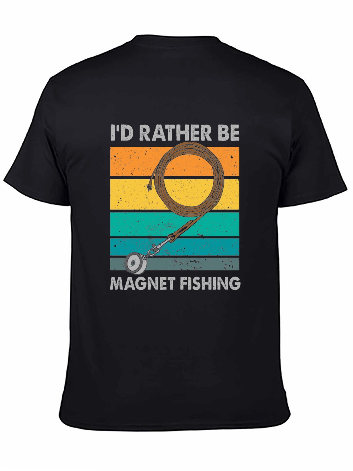 Magnet Fishing T-Shirt - Retro Design