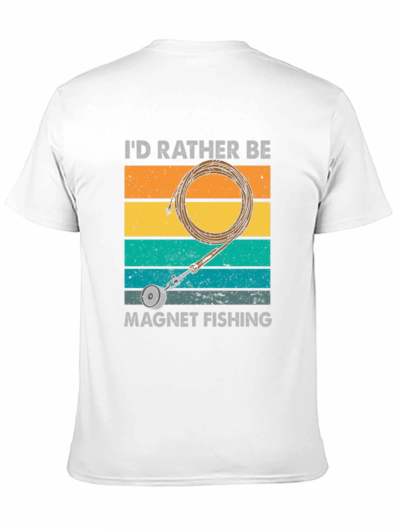 Magnet Fishing T-Shirt - Retro Design