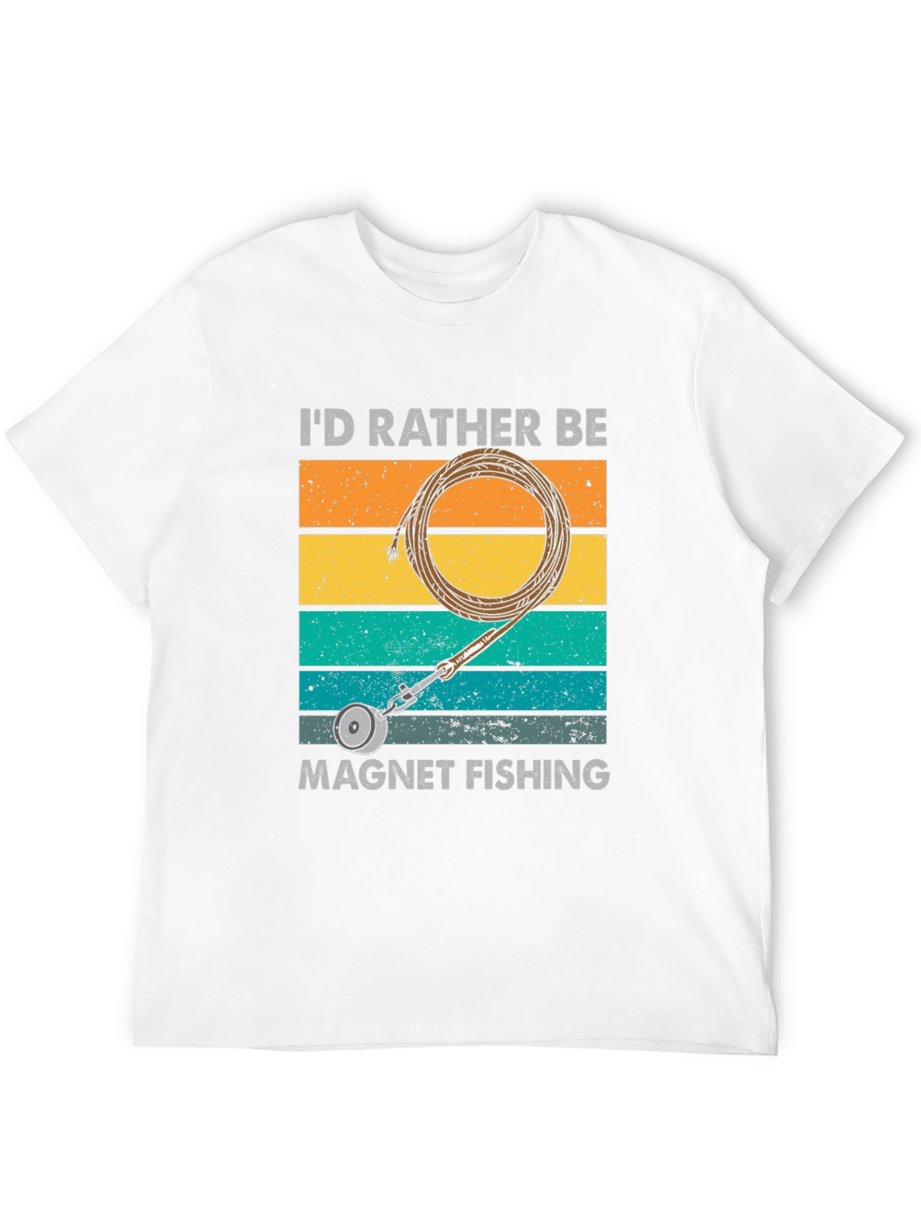 Magnet Fishing T-Shirt - Retro Design