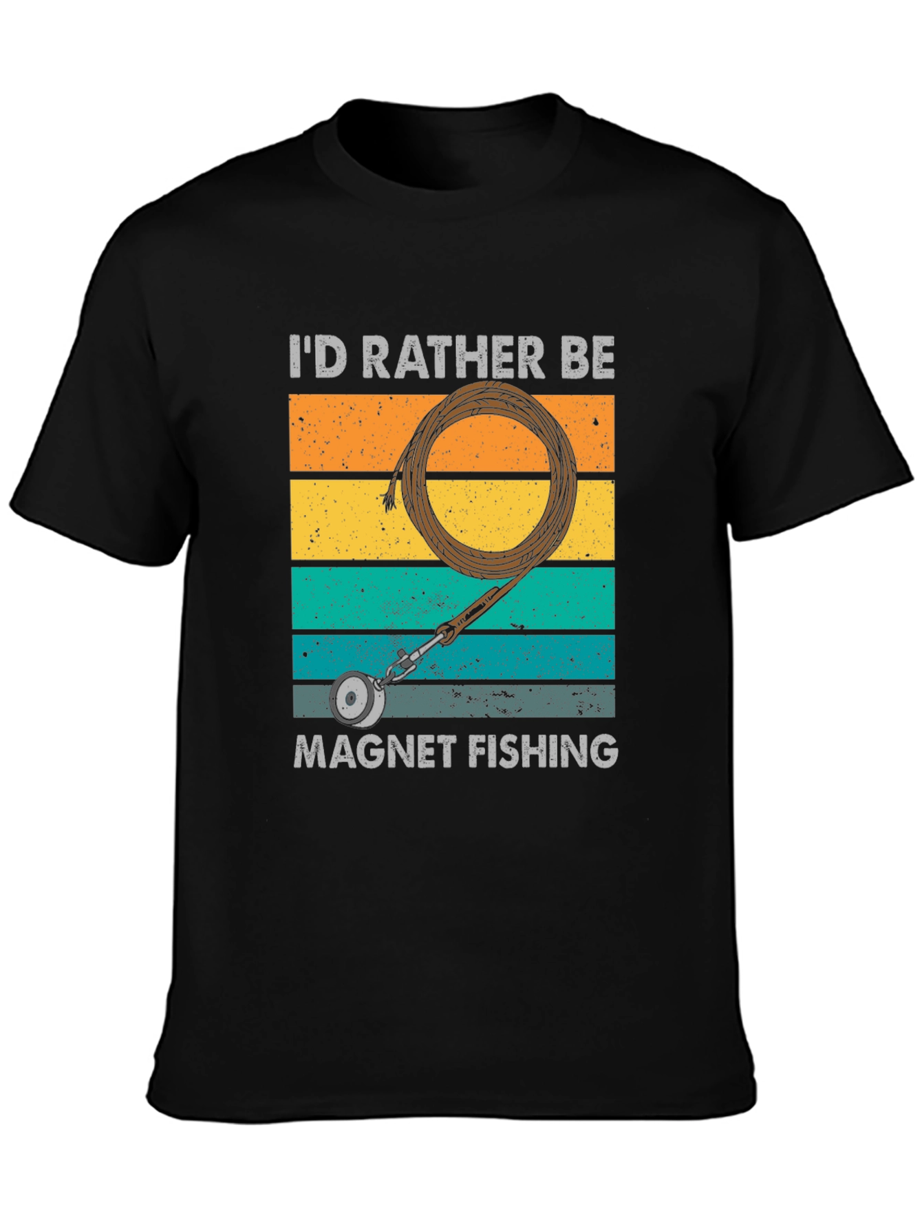 Magnet Fishing T-Shirt - Retro Design