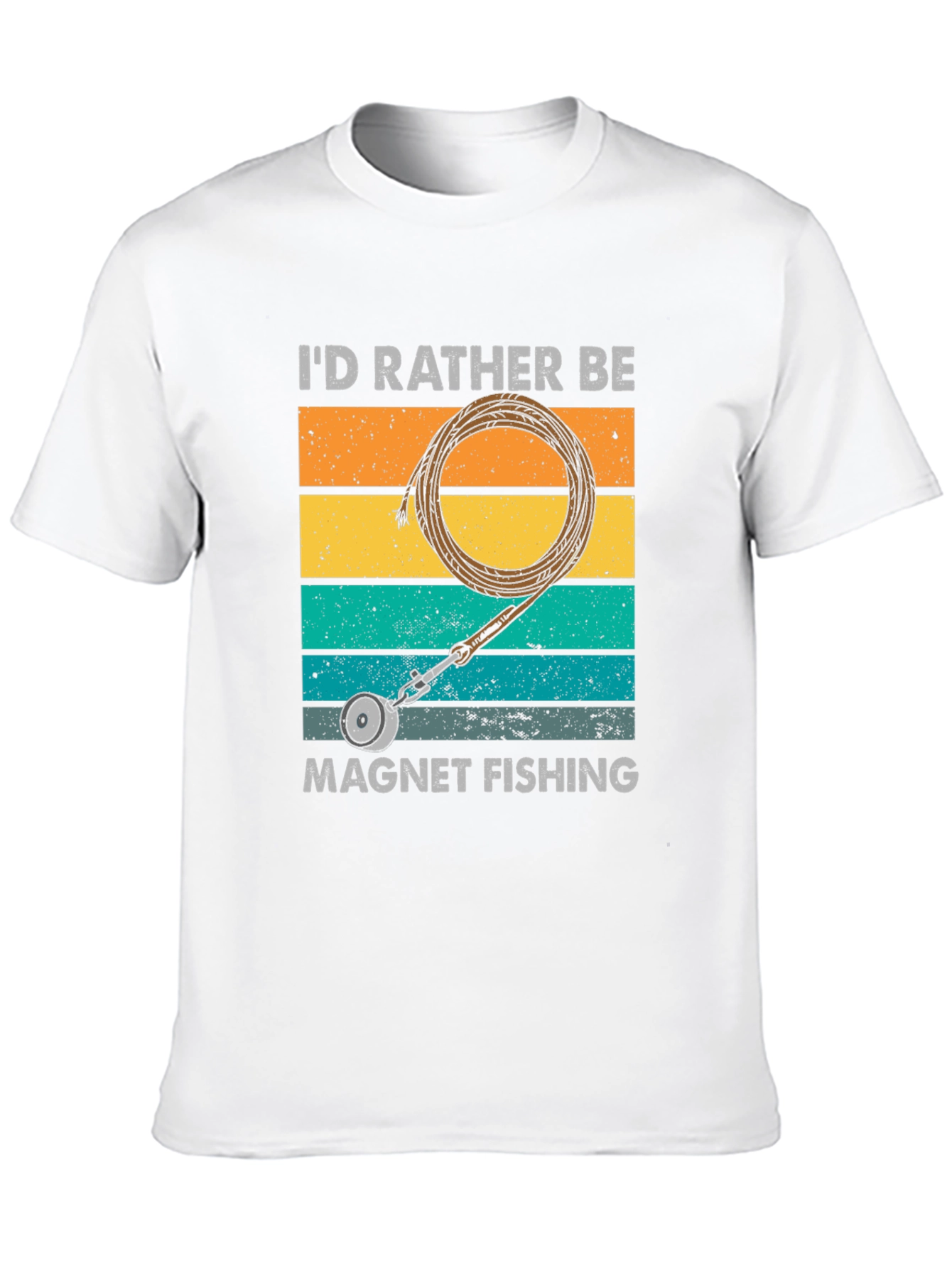Magnet Fishing T-Shirt - Retro Design
