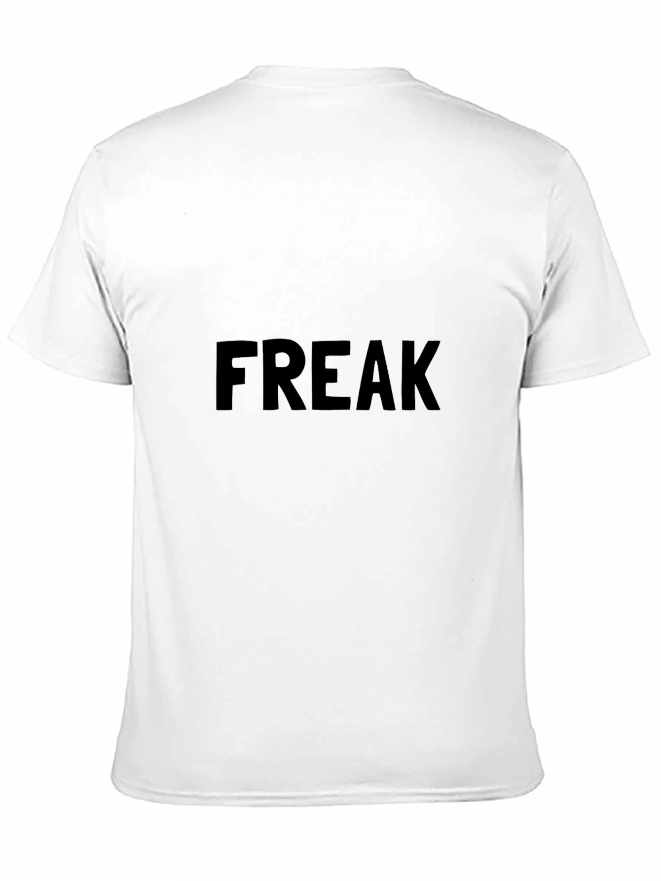 Freak Graphic Tee - Bold Black Cotton T-Shirt