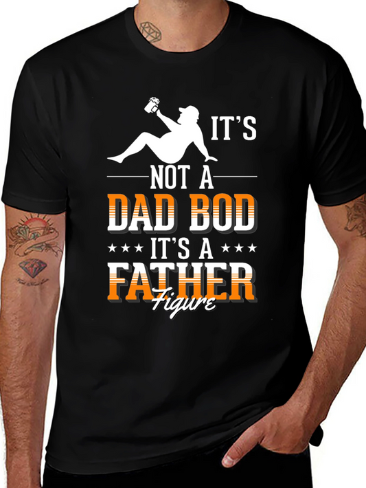 Dad Bod Father Figure T-Shirt - Funny Dad Tee