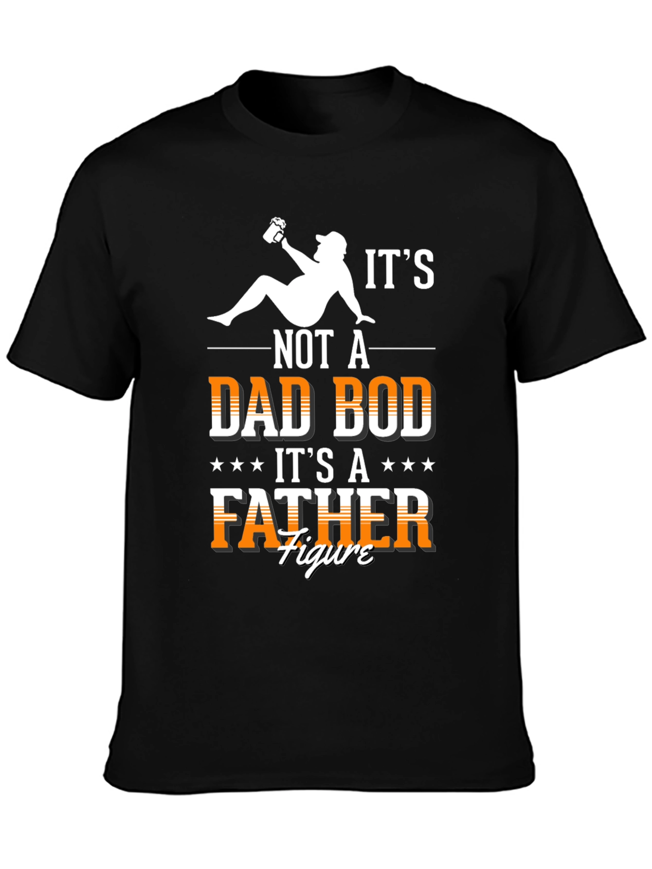 Dad Bod Father Figure T-Shirt - Funny Dad Tee