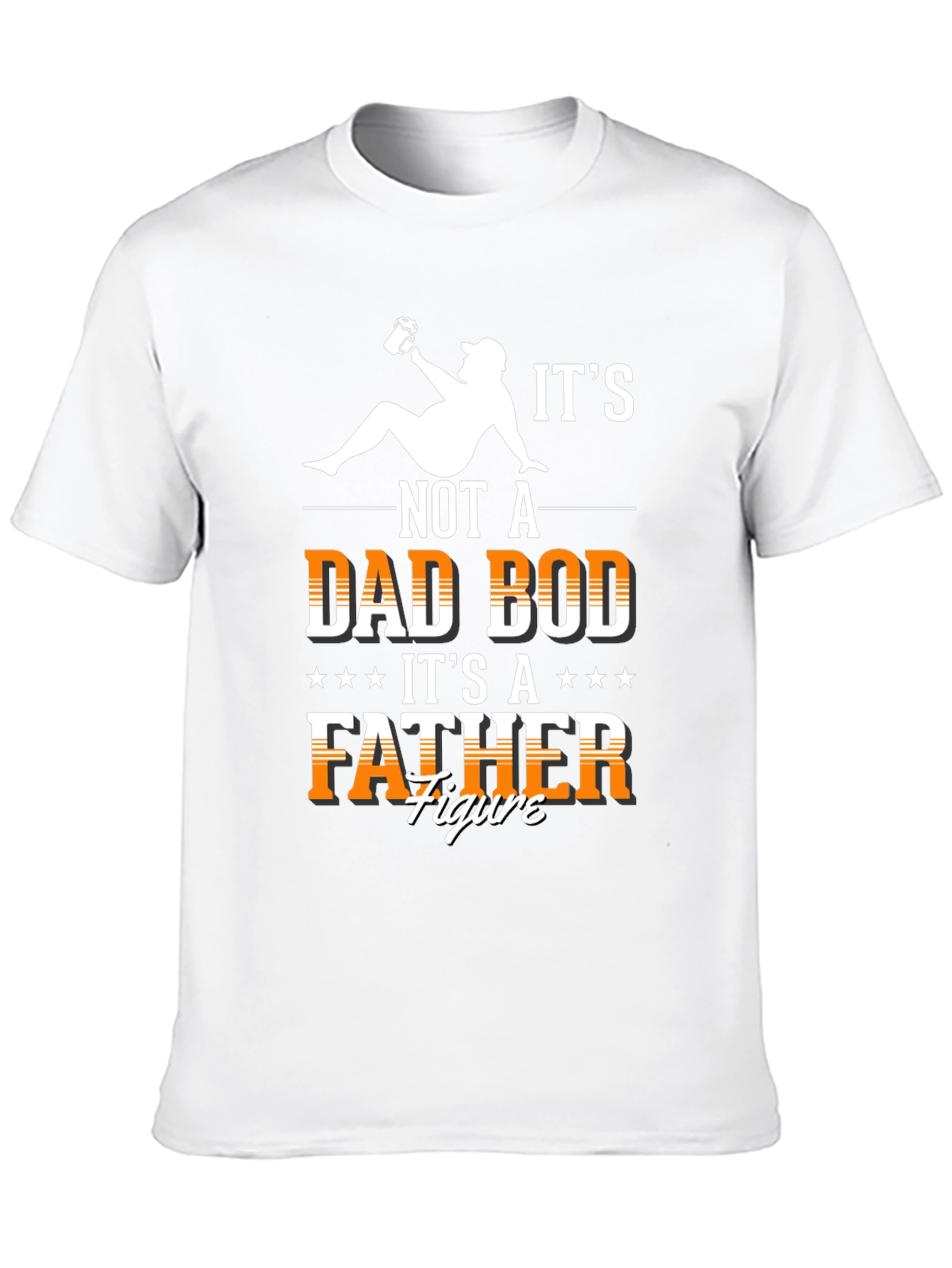 Dad Bod Father Figure T-Shirt - Funny Dad Tee
