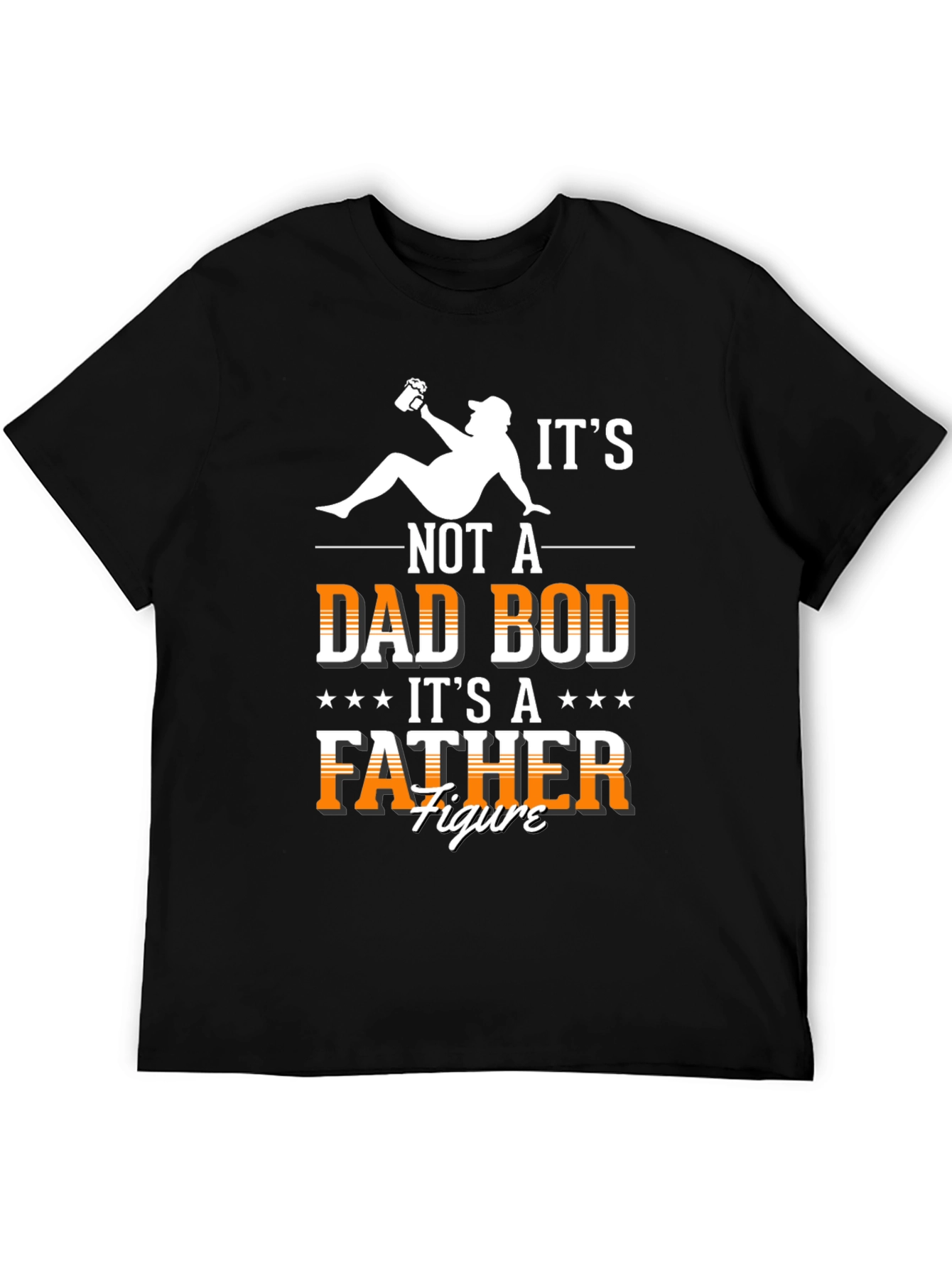 Dad Bod Father Figure T-Shirt - Funny Dad Tee