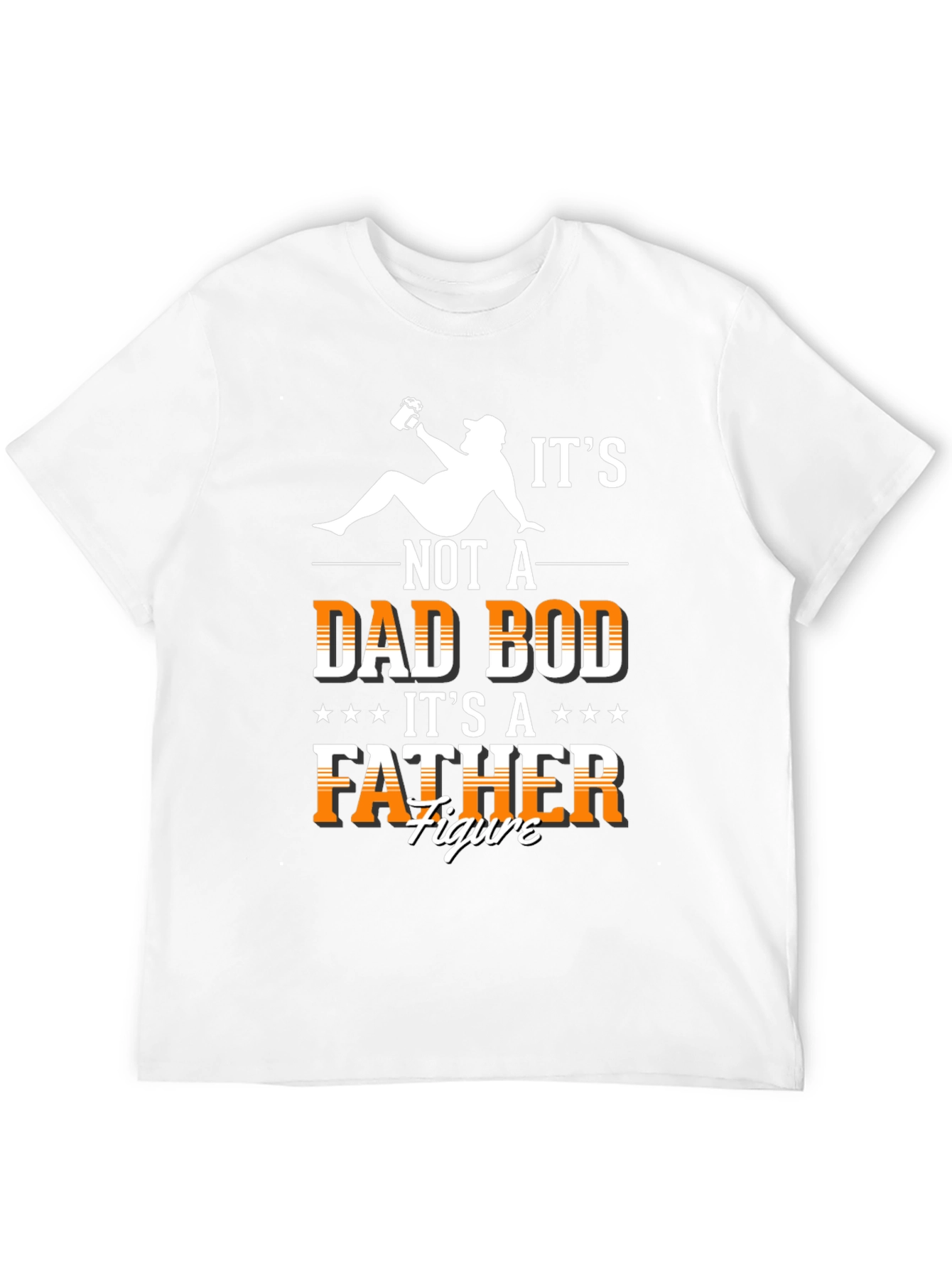Dad Bod Father Figure T-Shirt - Funny Dad Tee