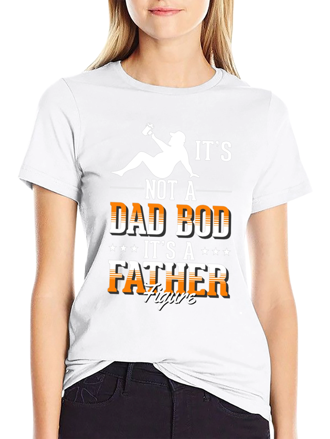 Dad Bod Father Figure T-Shirt - Funny Dad Tee