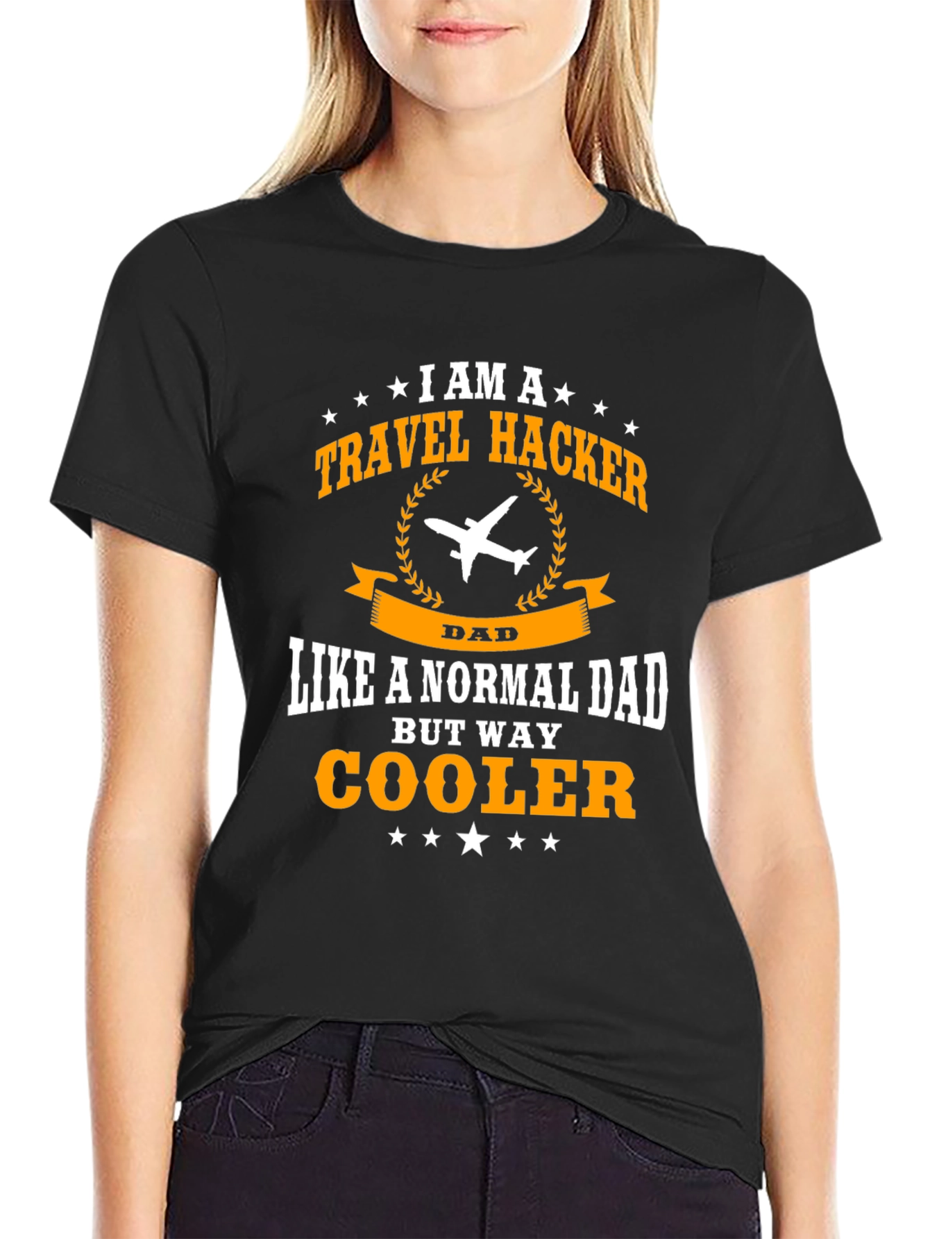 Travel Hacker Dad T-Shirt - Cool Dad Shirt