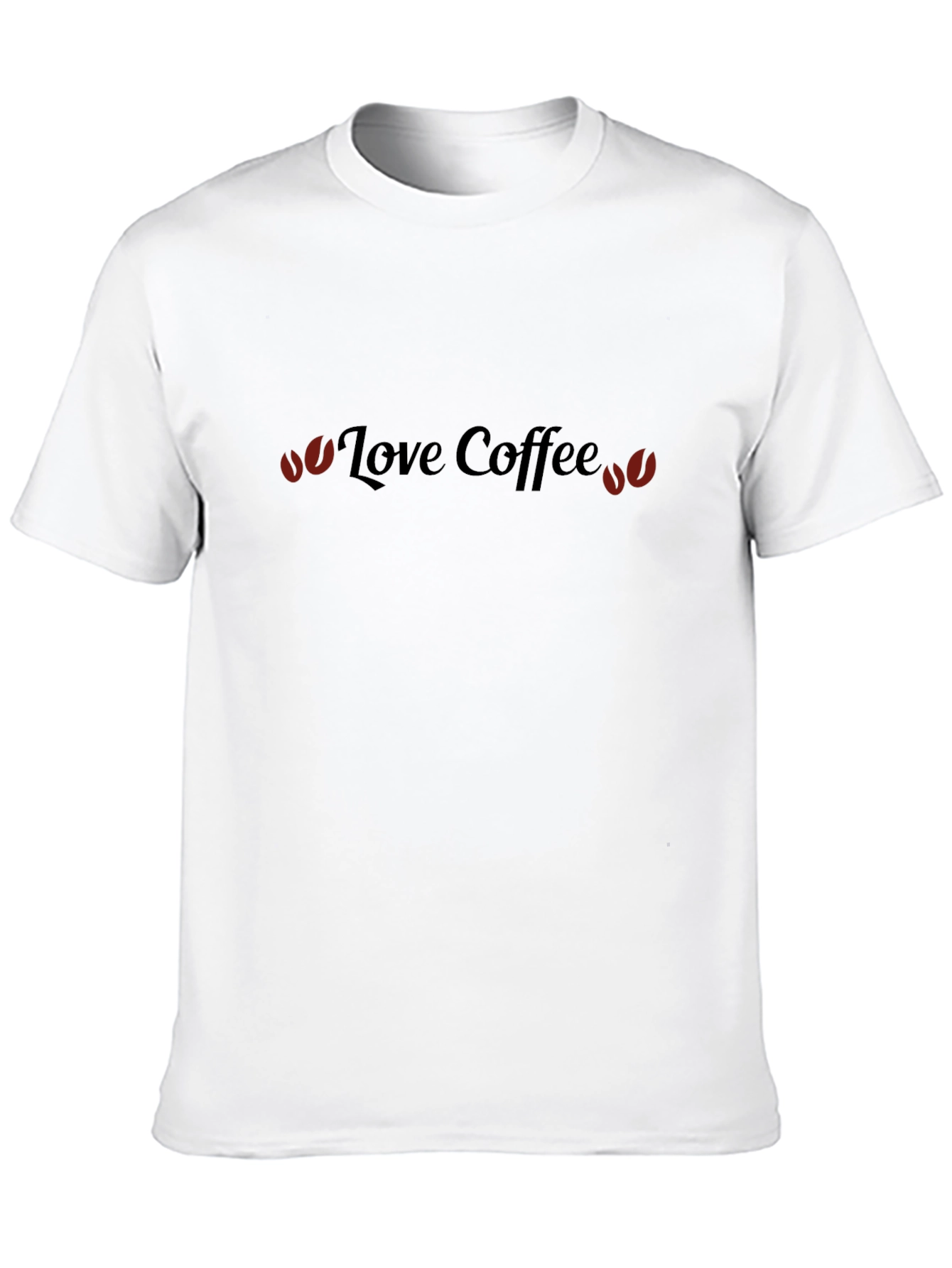 Love Coffee Graphic T-Shirt - Black