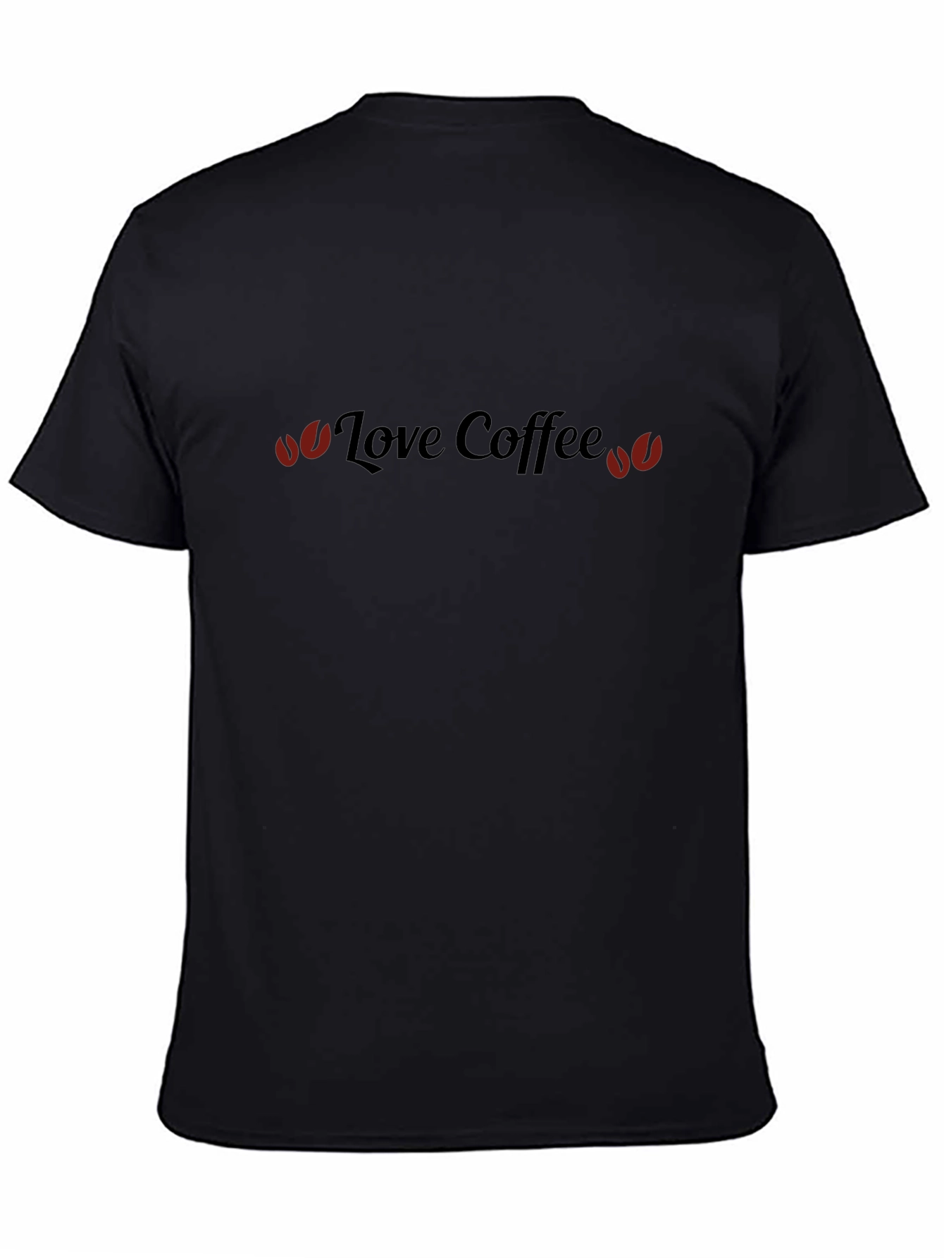 Love Coffee Graphic T-Shirt - Black