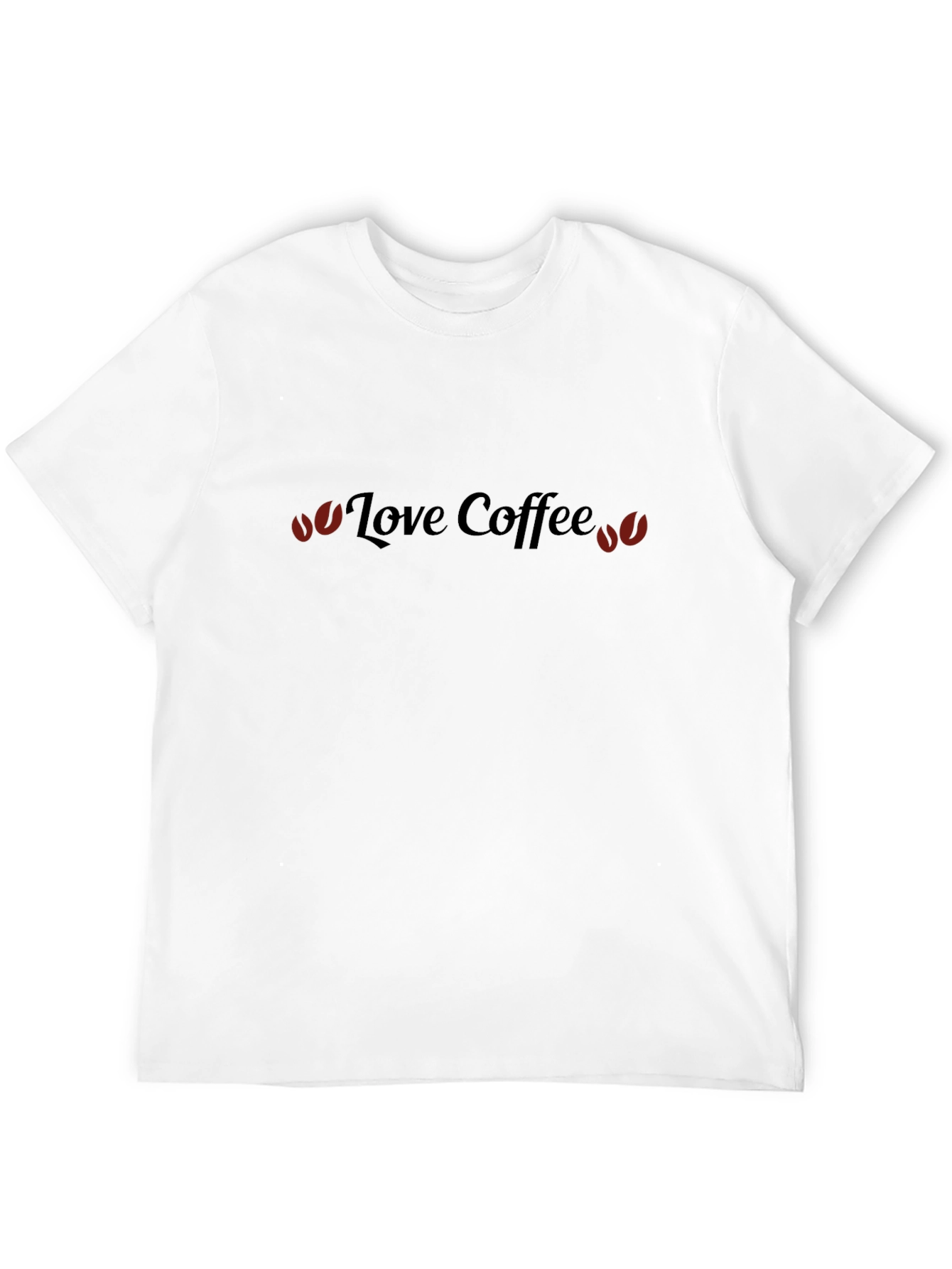 Love Coffee Graphic T-Shirt - Black