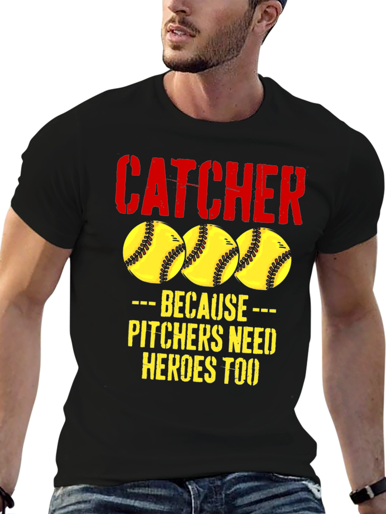 Catcher Hero T-Shirt - Softball Tee