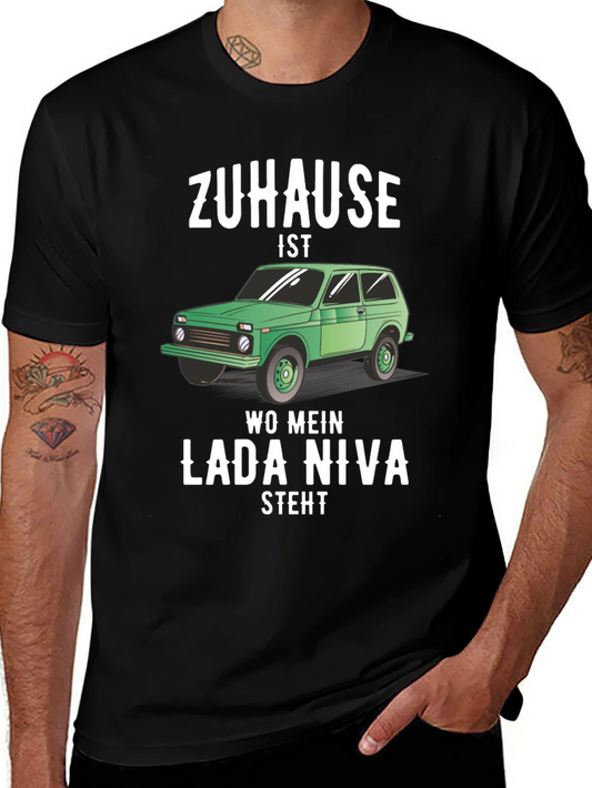 Lada Niva T-Shirt - Zuhause Ist Wo Mein Lada Niva Steht