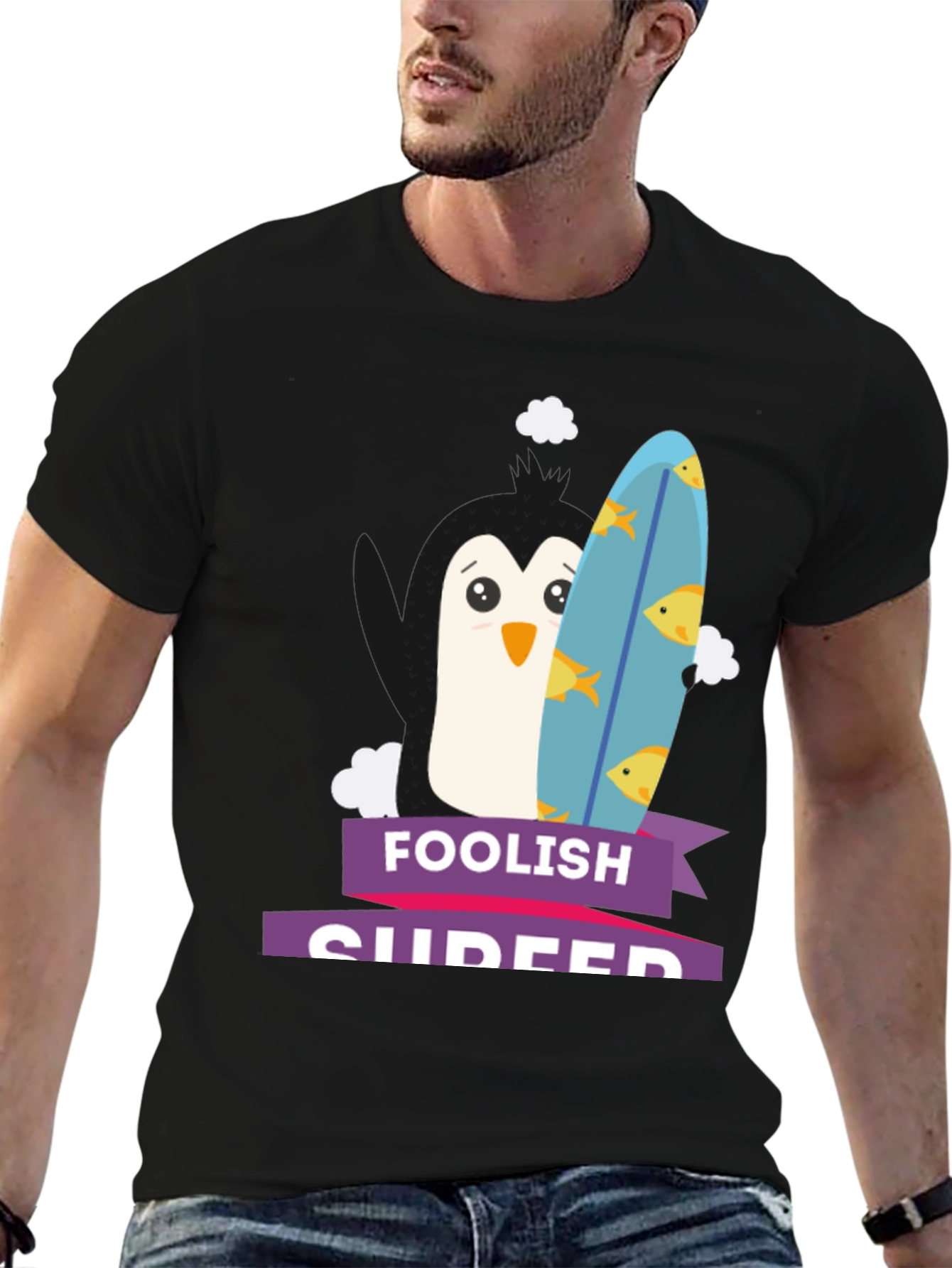 Foolish Surfer Graphic Tee