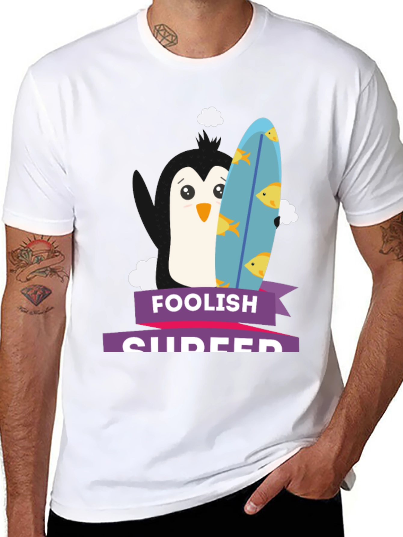 Foolish Surfer Graphic Tee