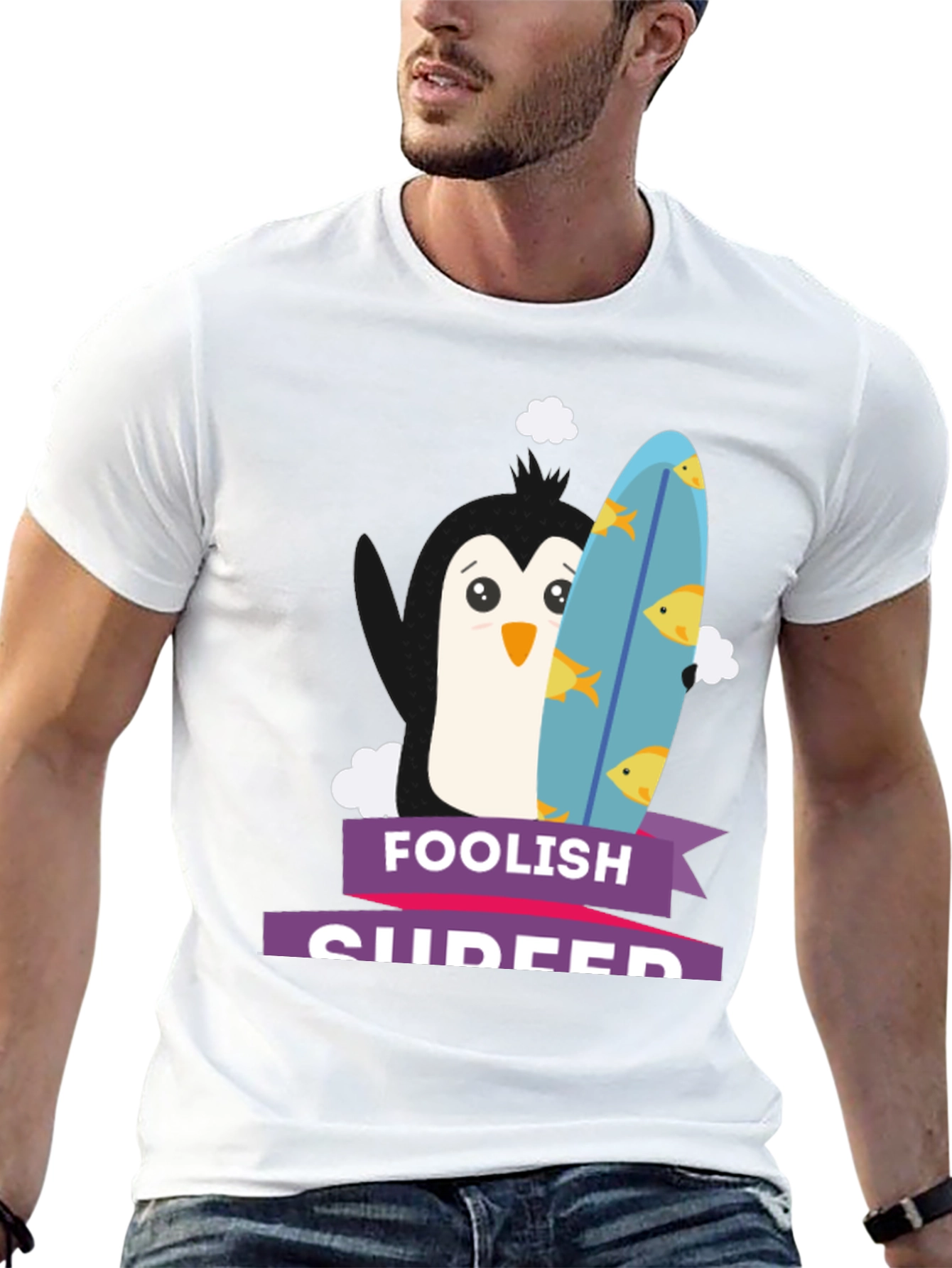 Foolish Surfer Graphic Tee