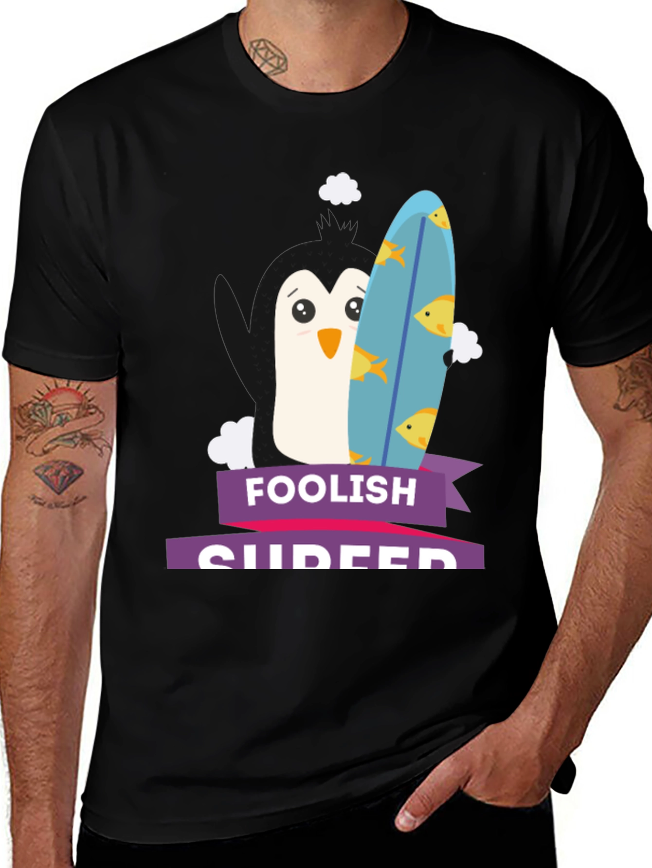 Foolish Surfer Graphic Tee