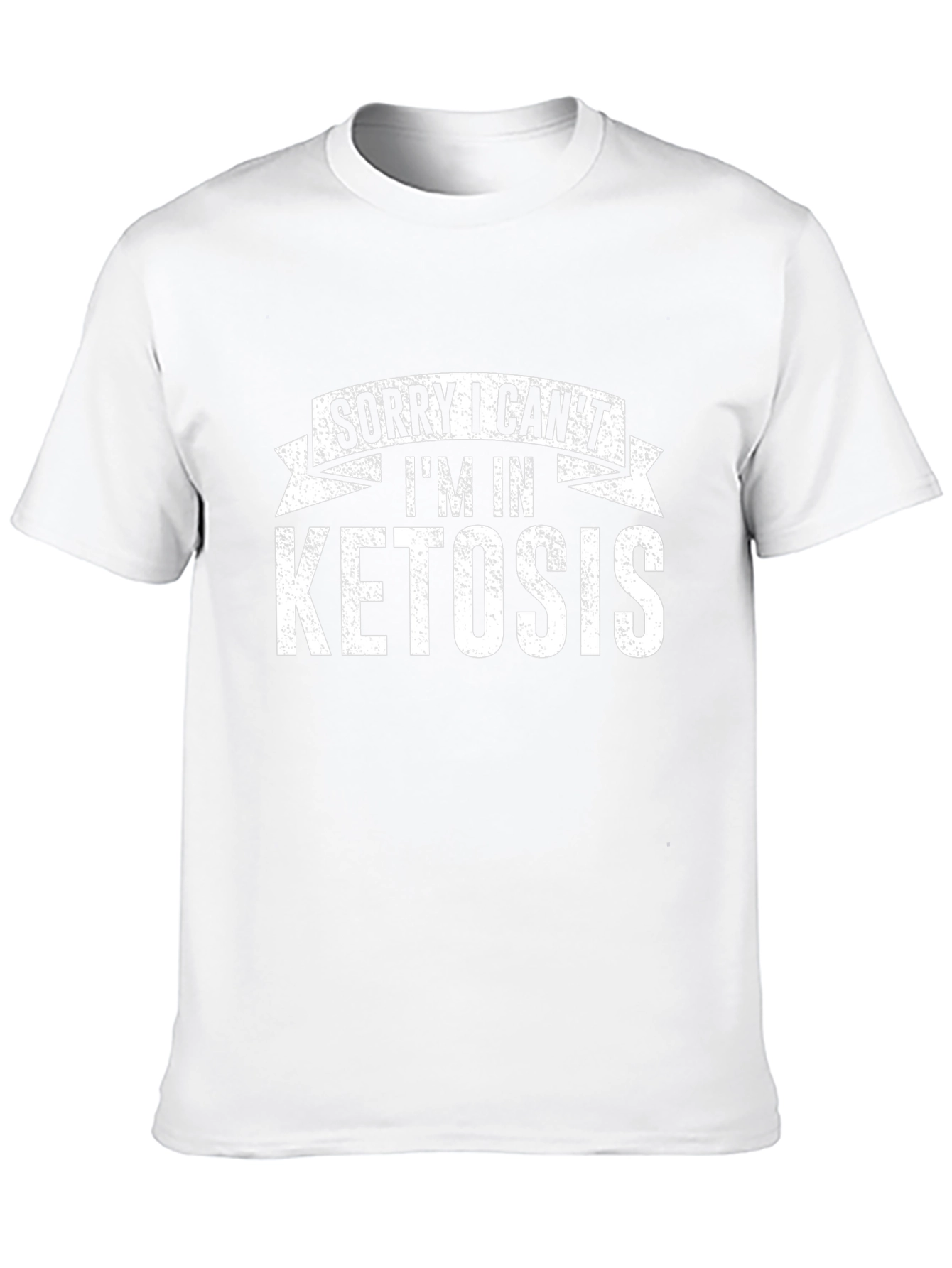 Sorry I Cant Im In Ketosis Black T-Shirt