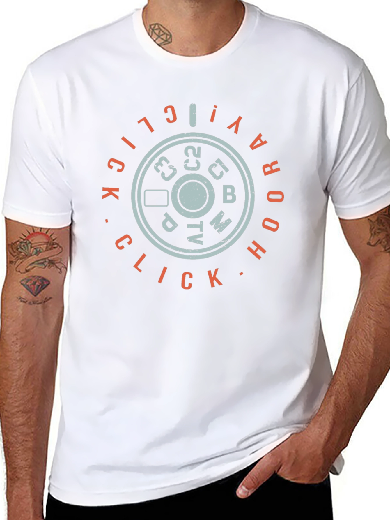 Retro Rotary Phone Dial Graphic Tee - Click Away!
