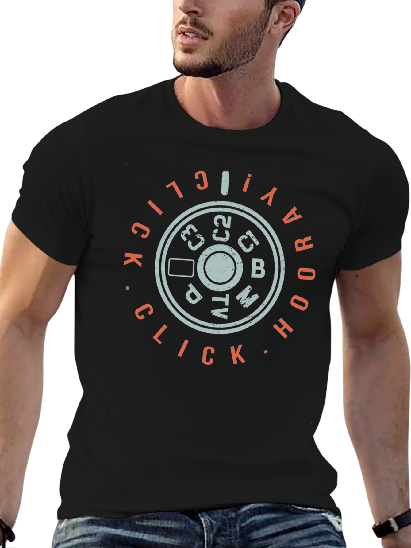 Retro Rotary Phone Dial Graphic Tee - Click Away!