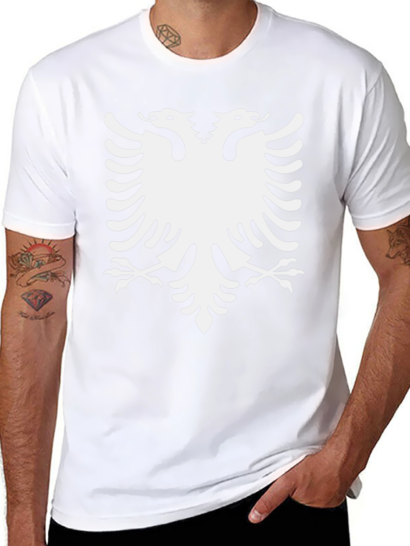 Albanian Eagle T-Shirt - Black Classic Fit