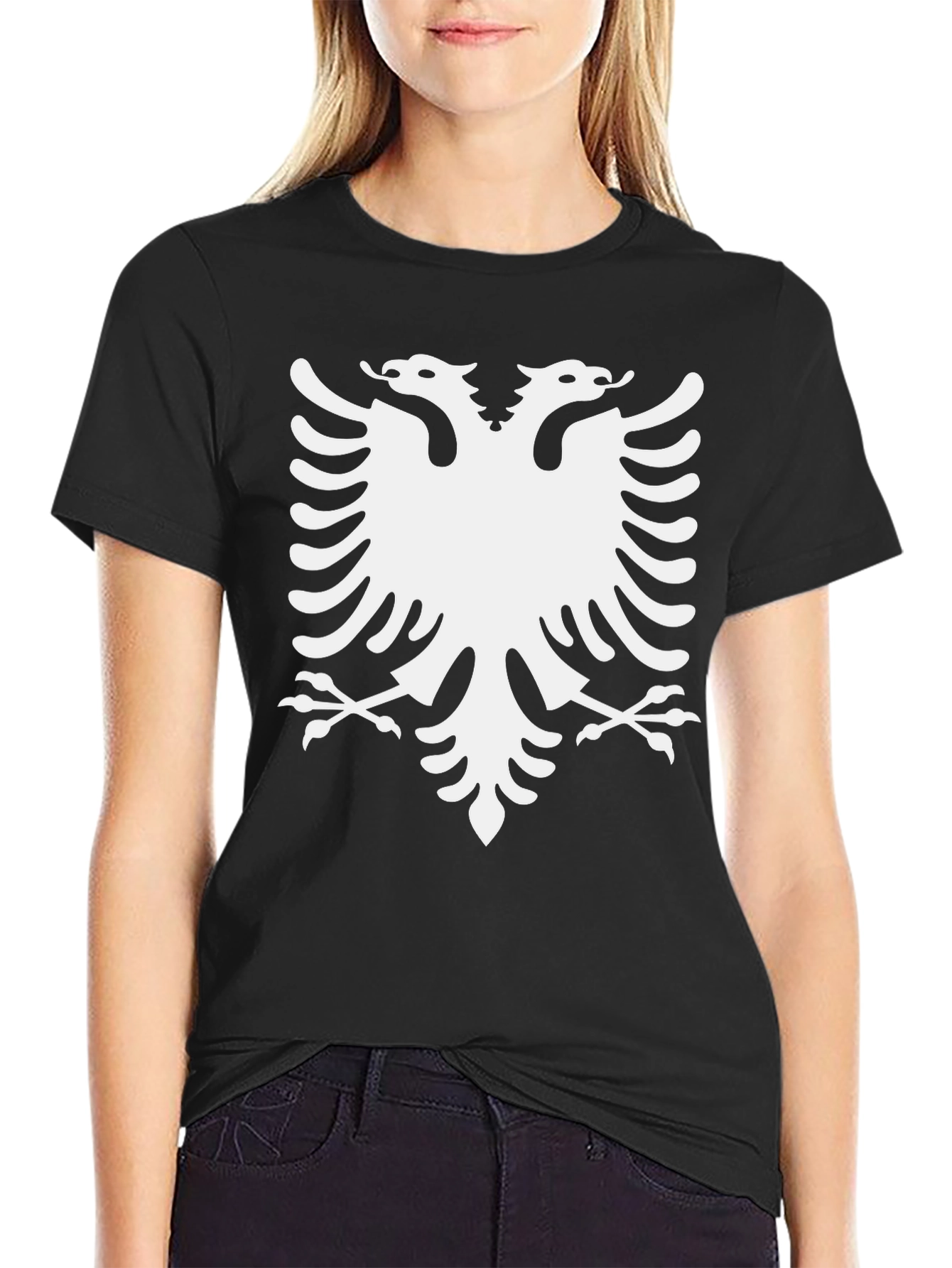 Albanian Eagle T-Shirt - Black Classic Fit