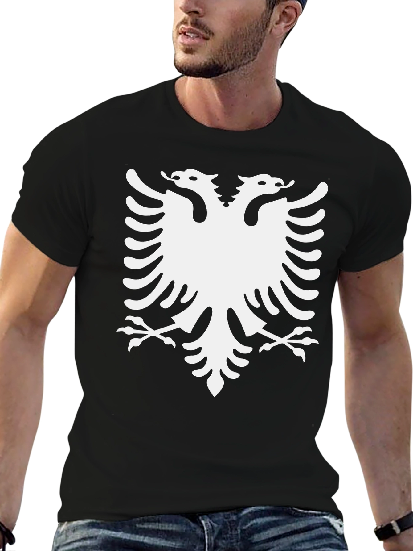 Albanian Eagle T-Shirt - Black Classic Fit